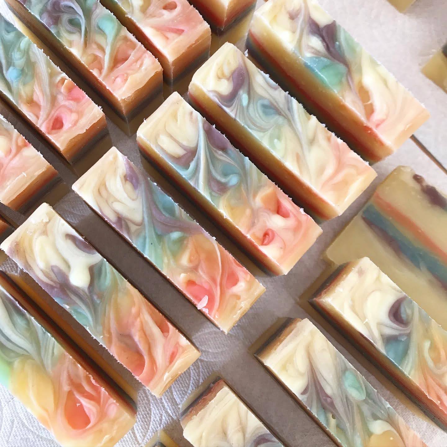 Hawaiian Rainbow Soap Set with Hawaiian Beeswax Salve and Lip Balm - Image 10