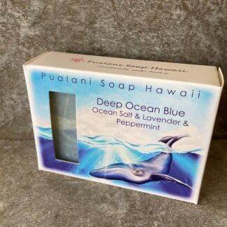 Deep Ocean Blue with Ocean Salt Peppermint & Lavender 4.5oz