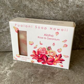 Aloha with Rose and Geranium Gentle scrub with oatmeal 4.5oz
