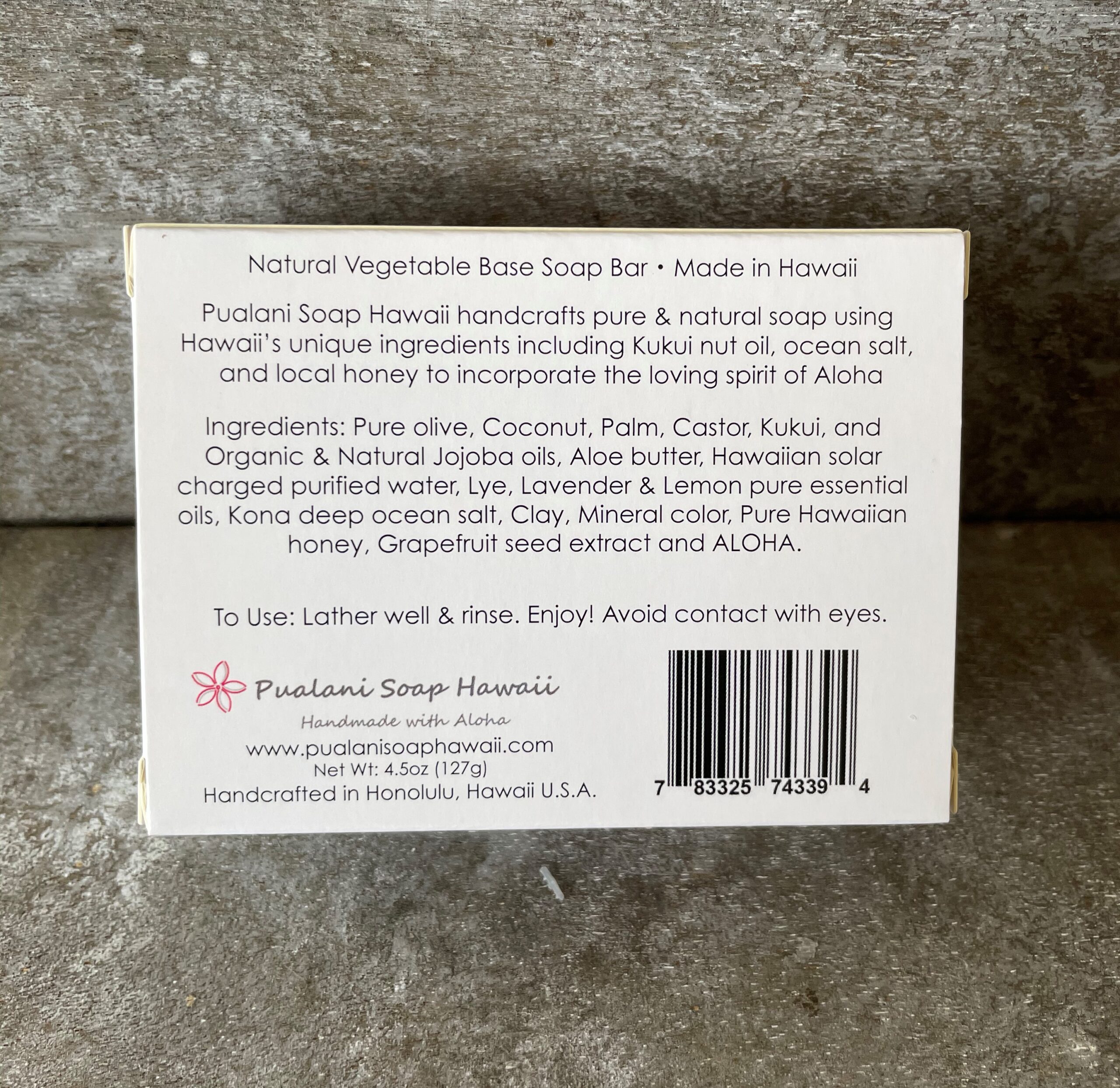 Hawaiian Deep Ocean Salt Pure Lavender and Lemon 4.5oz - Image 6