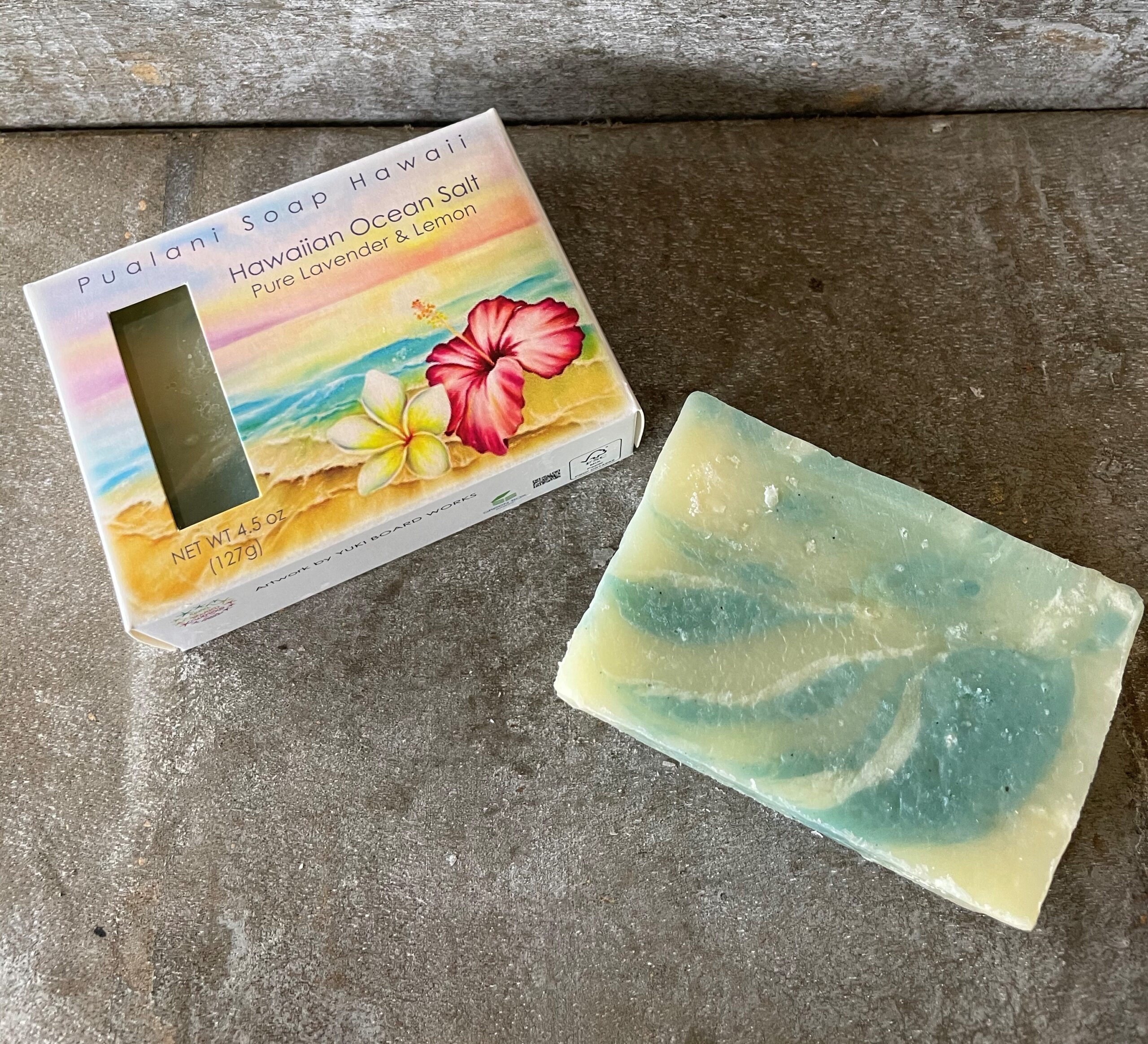 Hawaiian Deep Ocean Salt Pure Lavender and Lemon 4.5oz - Image 4