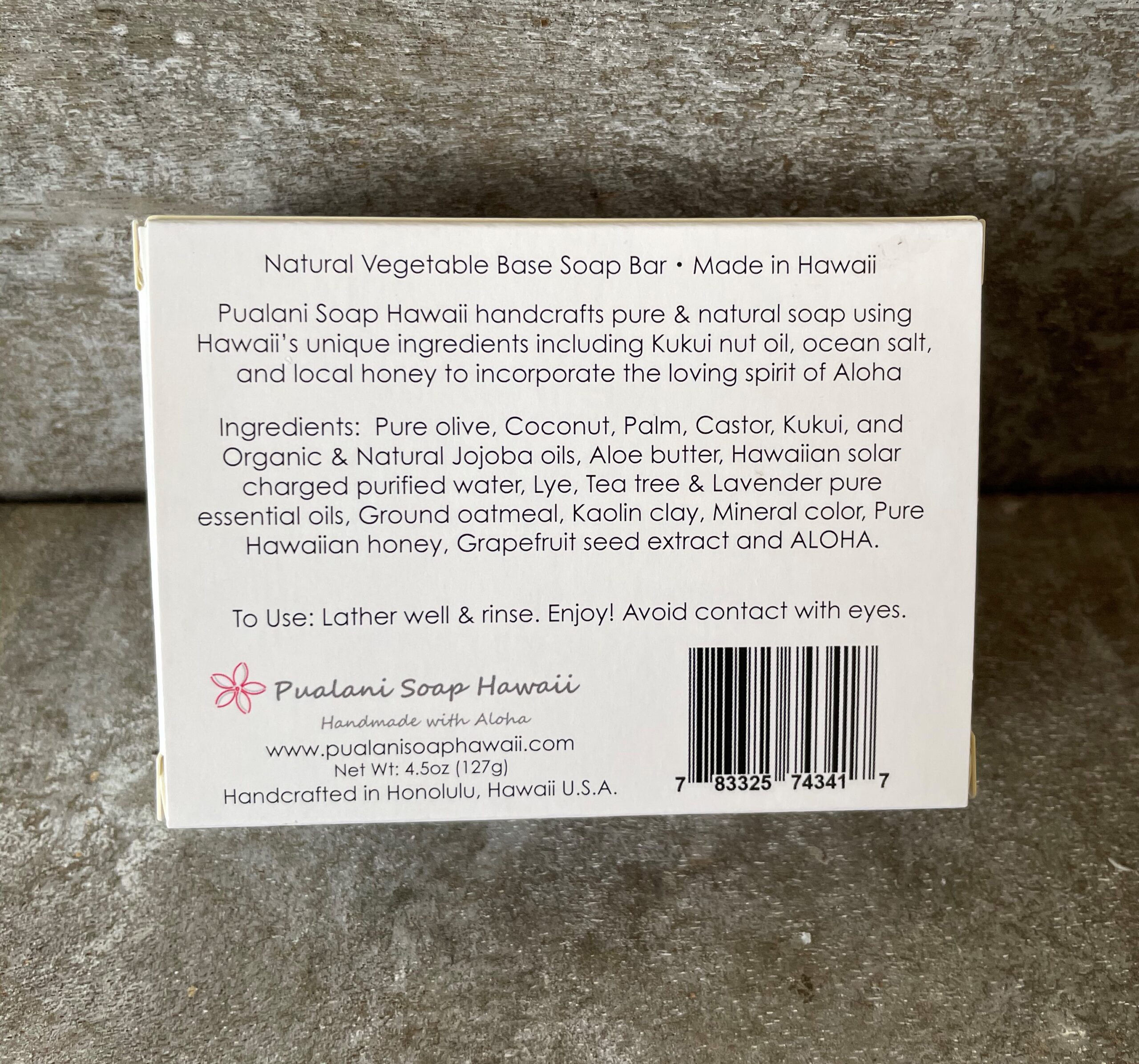 Tea Tree & Lavender Bar with Oatmeal & Kaolin Clay 4.5oz - Image 5