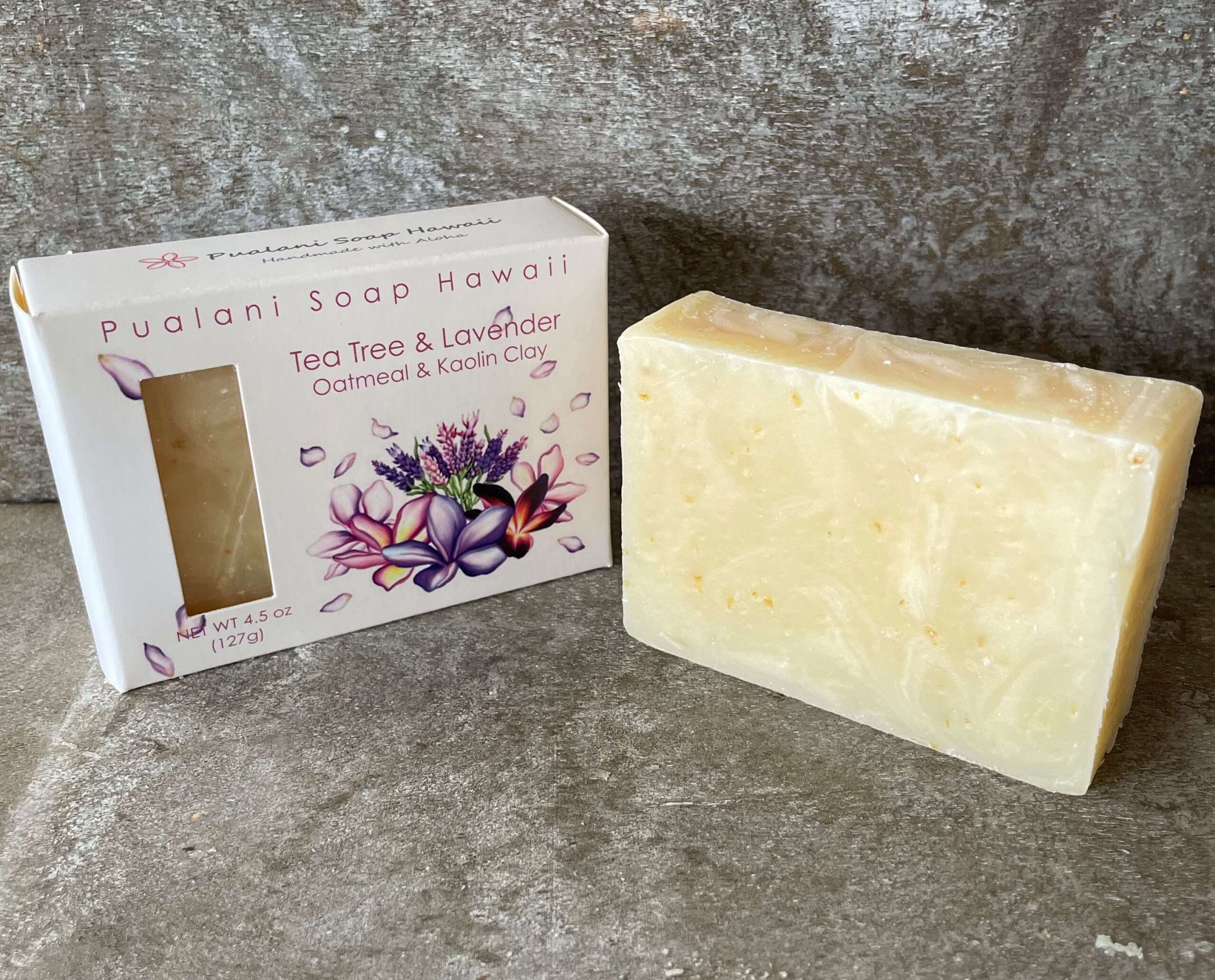 Tea Tree & Lavender Bar with Oatmeal & Kaolin Clay 4.5oz - Image 6