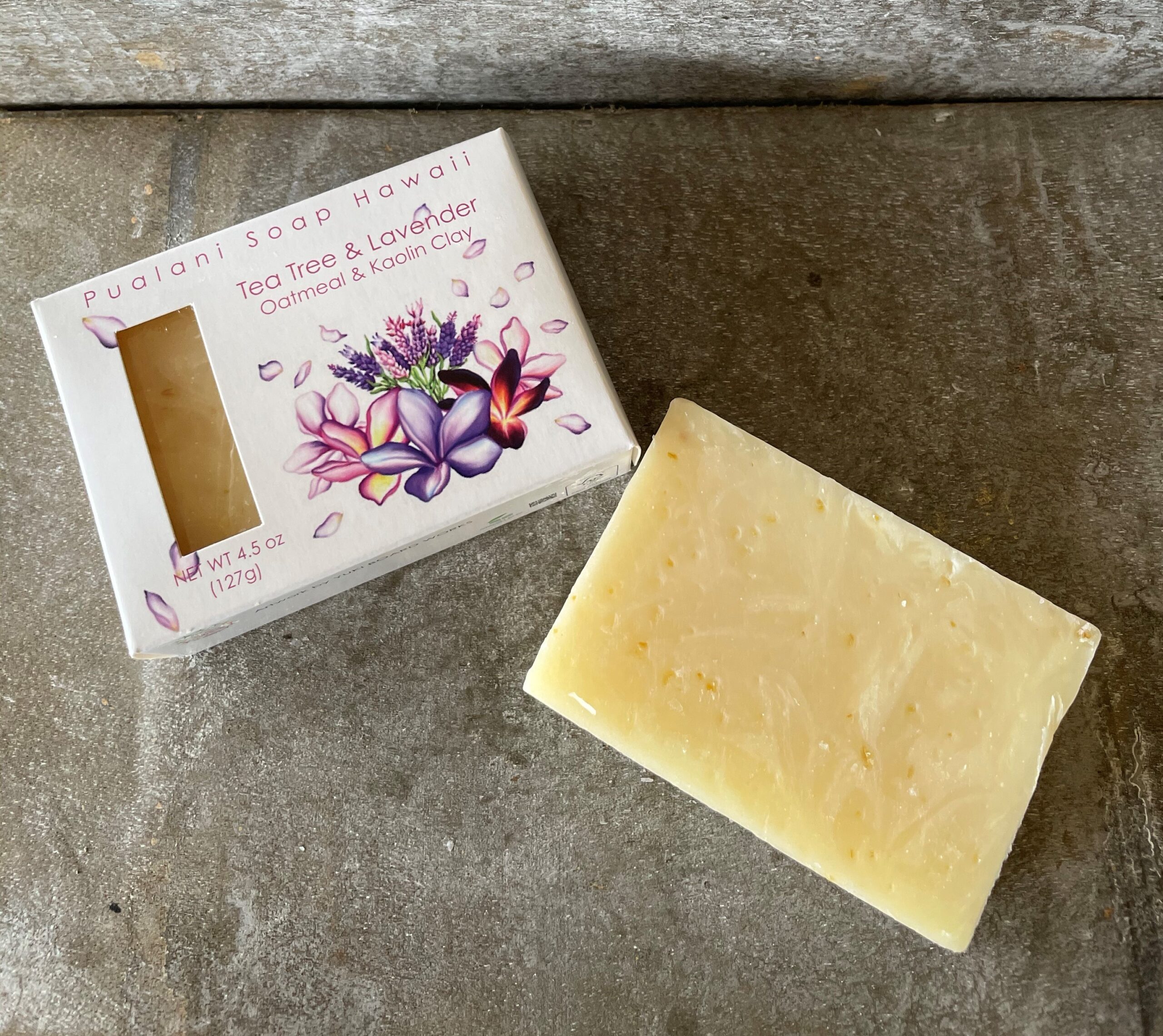 Tea Tree & Lavender Bar with Oatmeal & Kaolin Clay 4.5oz - Image 7