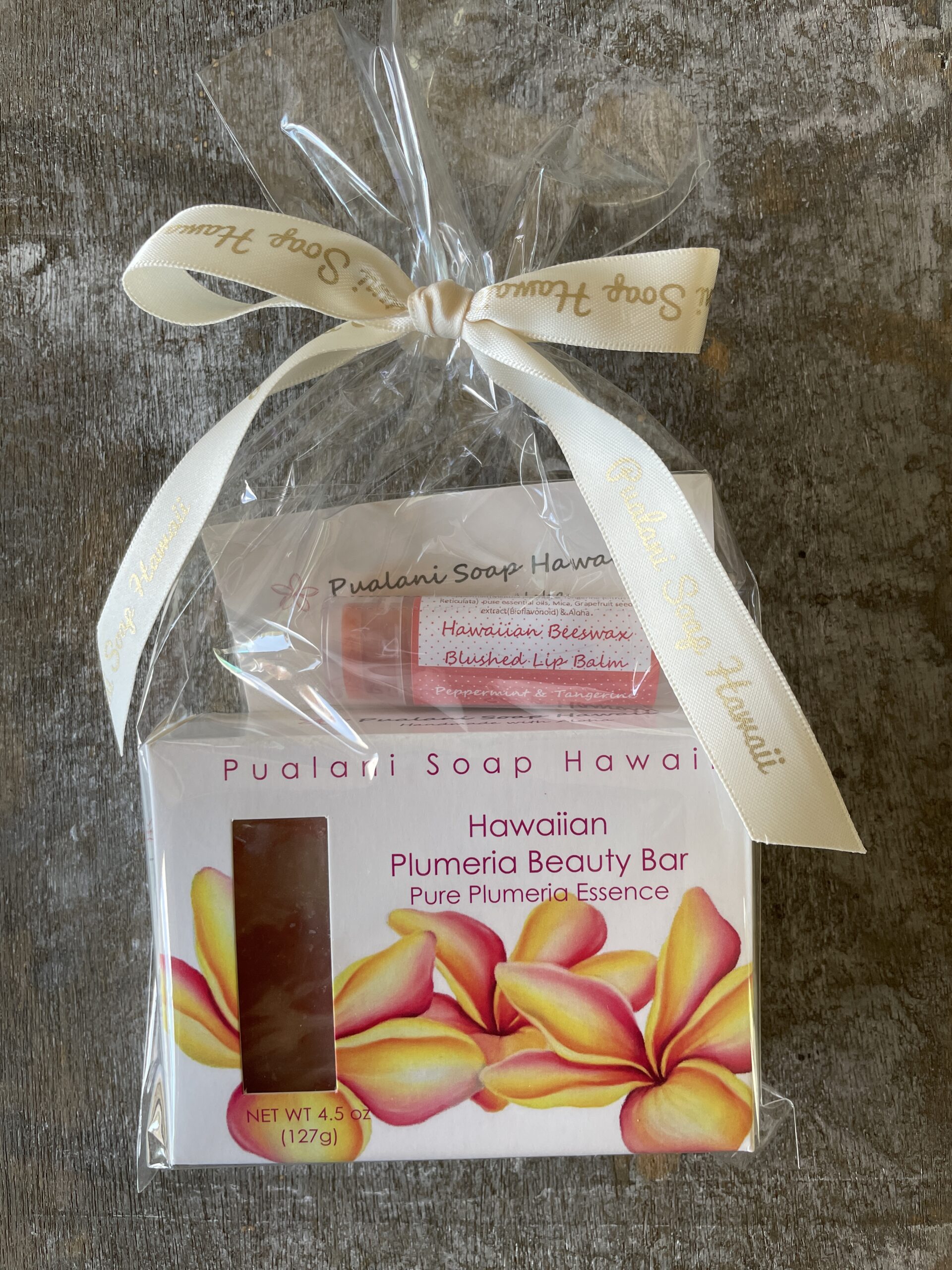 4oz Soap Gift Set with Hawaiian Beeswax Lip Balm