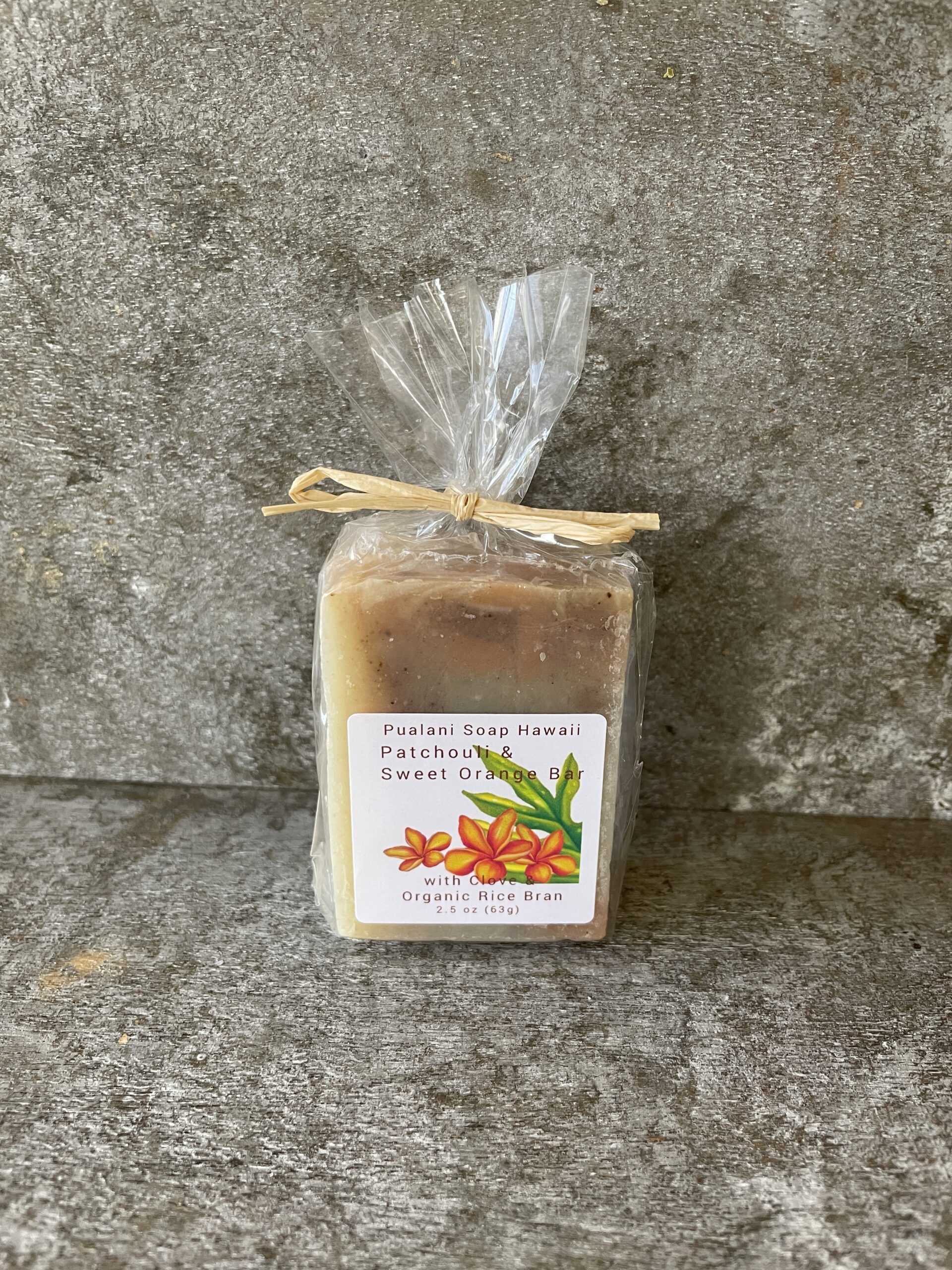 Mini Patchouli & Orange Bar with Clove & Organic Rice Bran 2oz