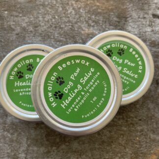 Hawaiian Dog Paw Healing Salve Lavender Tangerine Propolis Honey 1oz