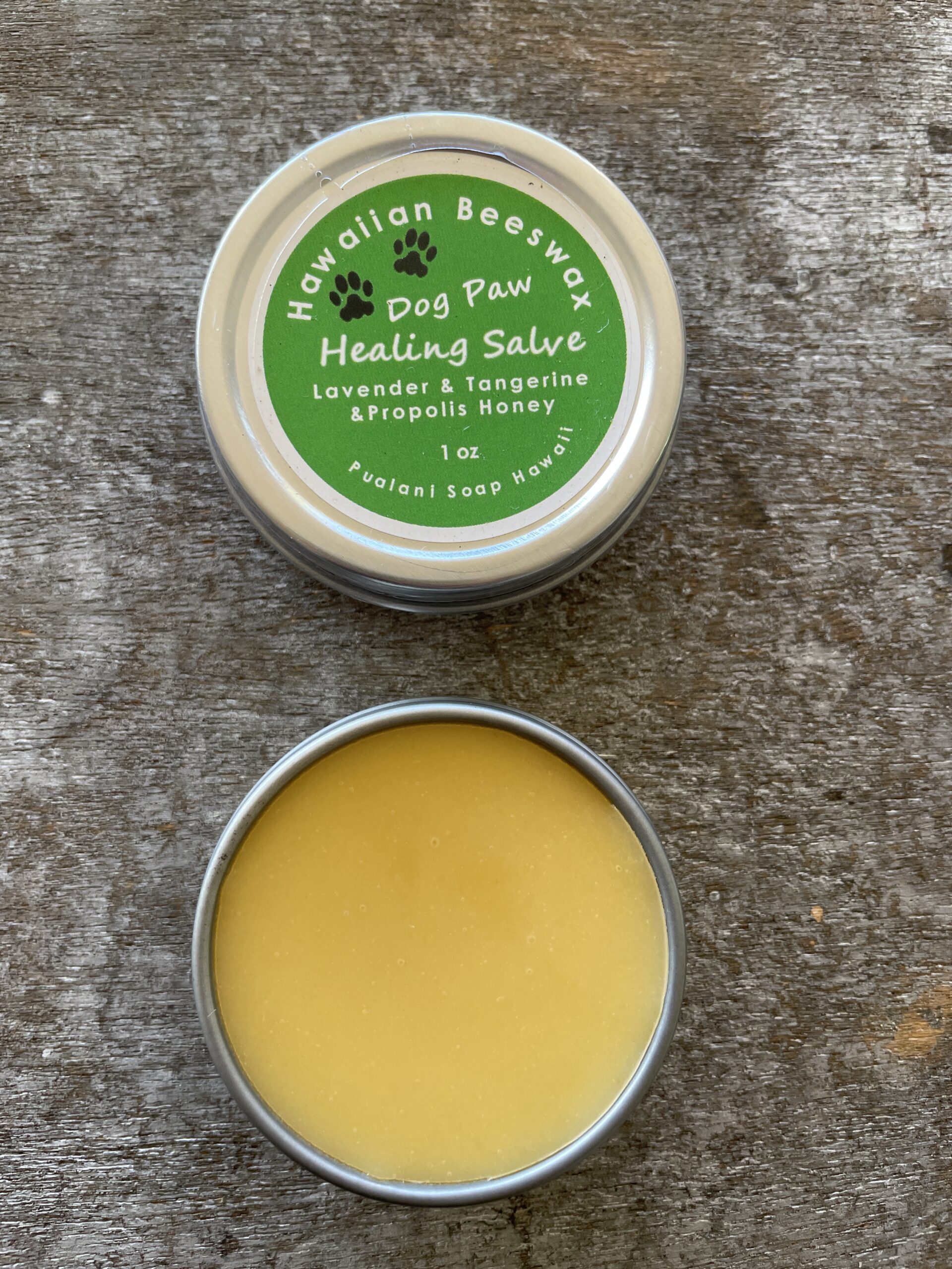 Hawaiian Dog Paw Healing Salve Lavender Tangerine Propolis Honey 1oz - Image 3