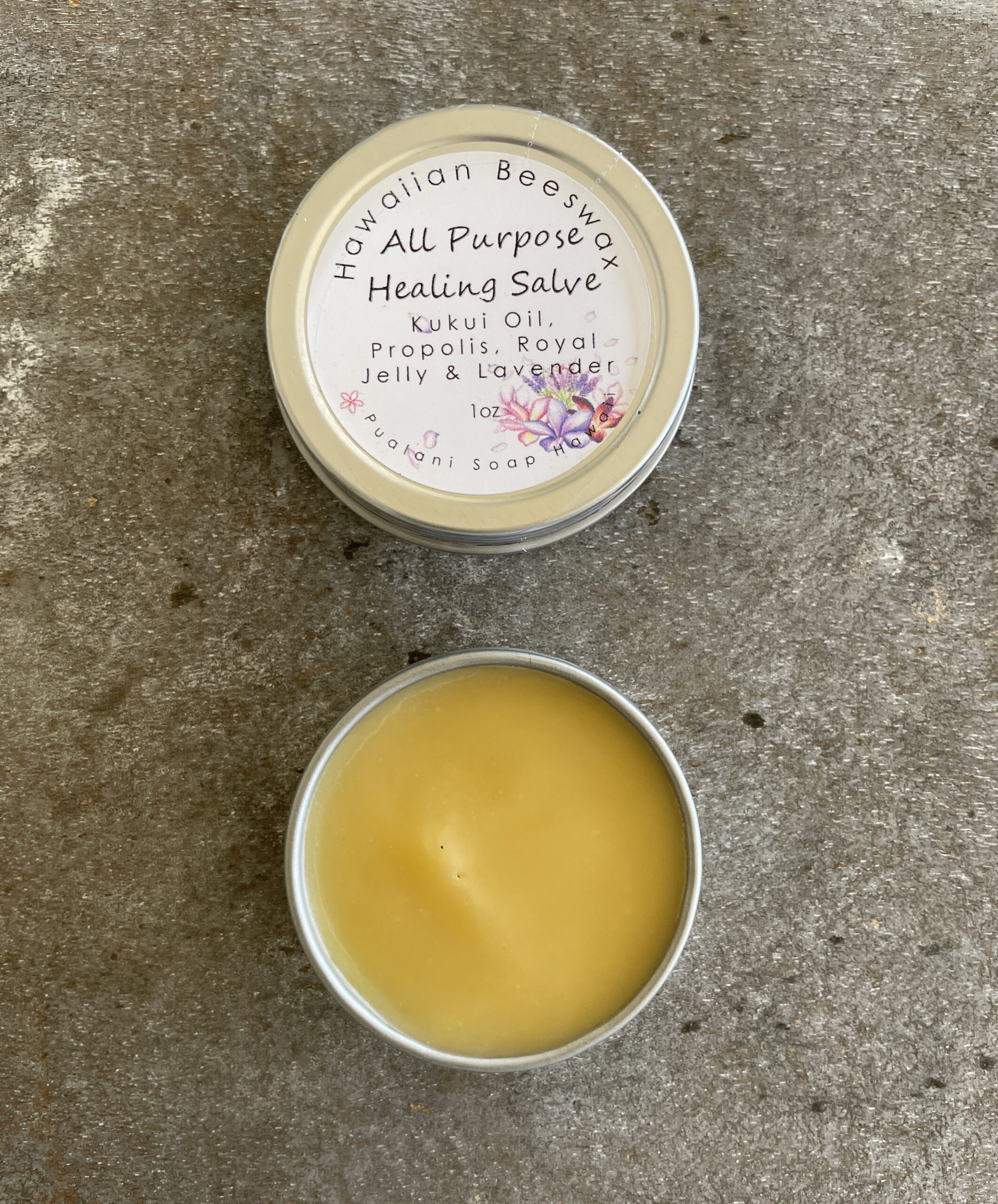 Hawaiian Beeswax All Purpose Healing Salve with Pure Lavender Propolis Royal Jelly 1oz & 2oz - Image 3