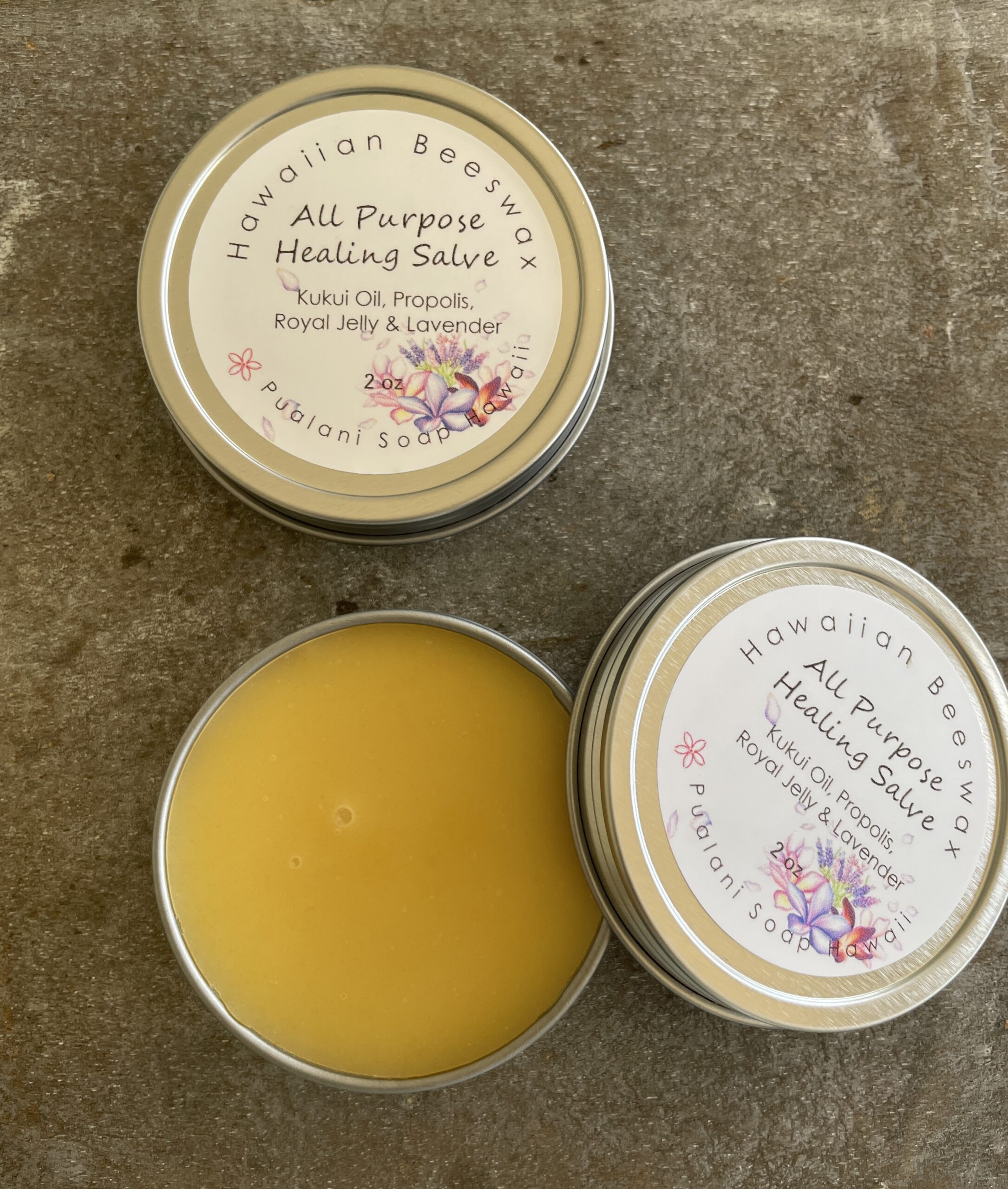 Hawaiian Beeswax All Purpose Healing Salve with Pure Lavender Propolis Royal Jelly 1oz & 2oz - Image 7