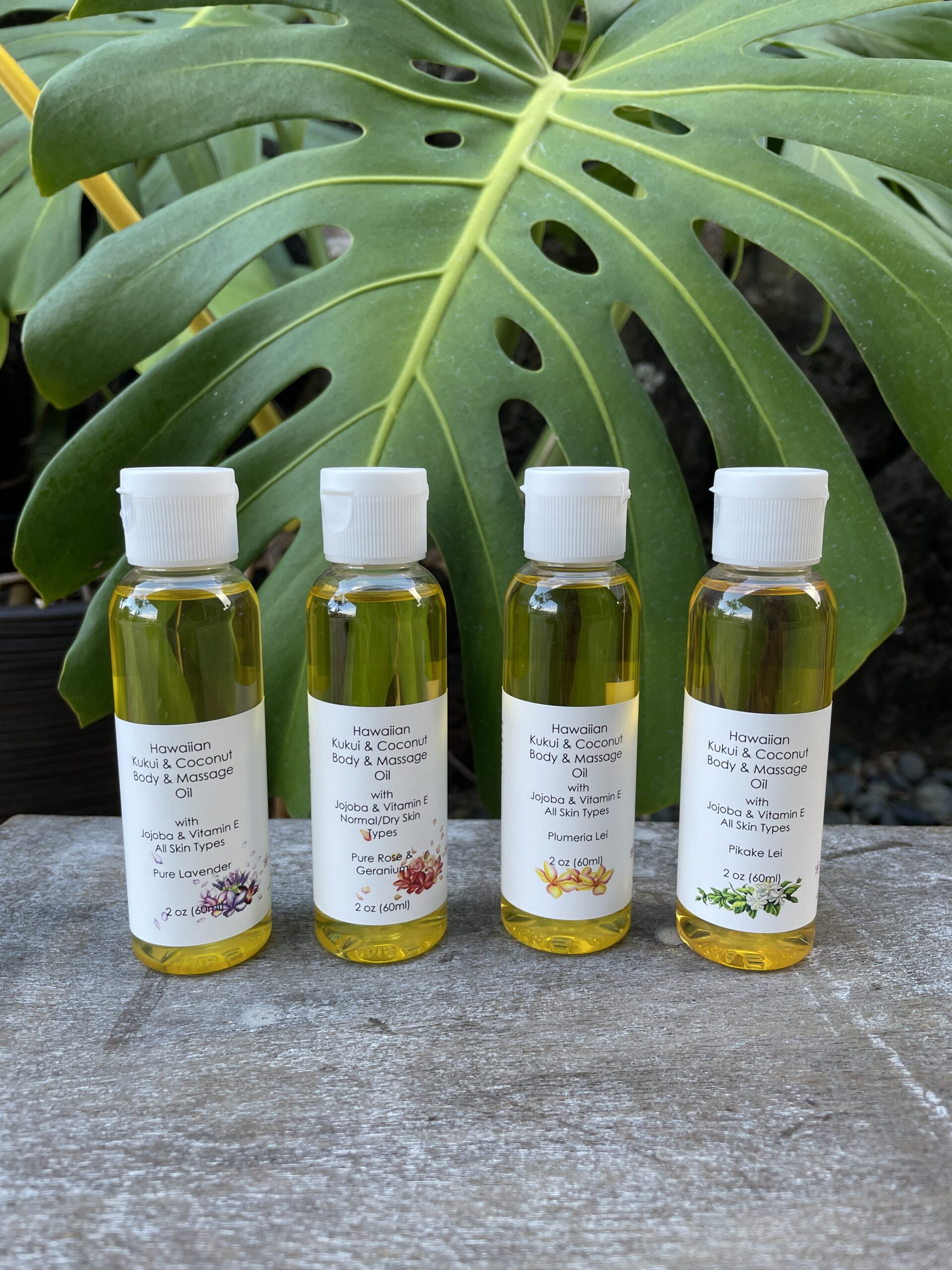 Hawaiian Kukui & Coconut Body & Massage Oil 2oz or 4oz - Image 2