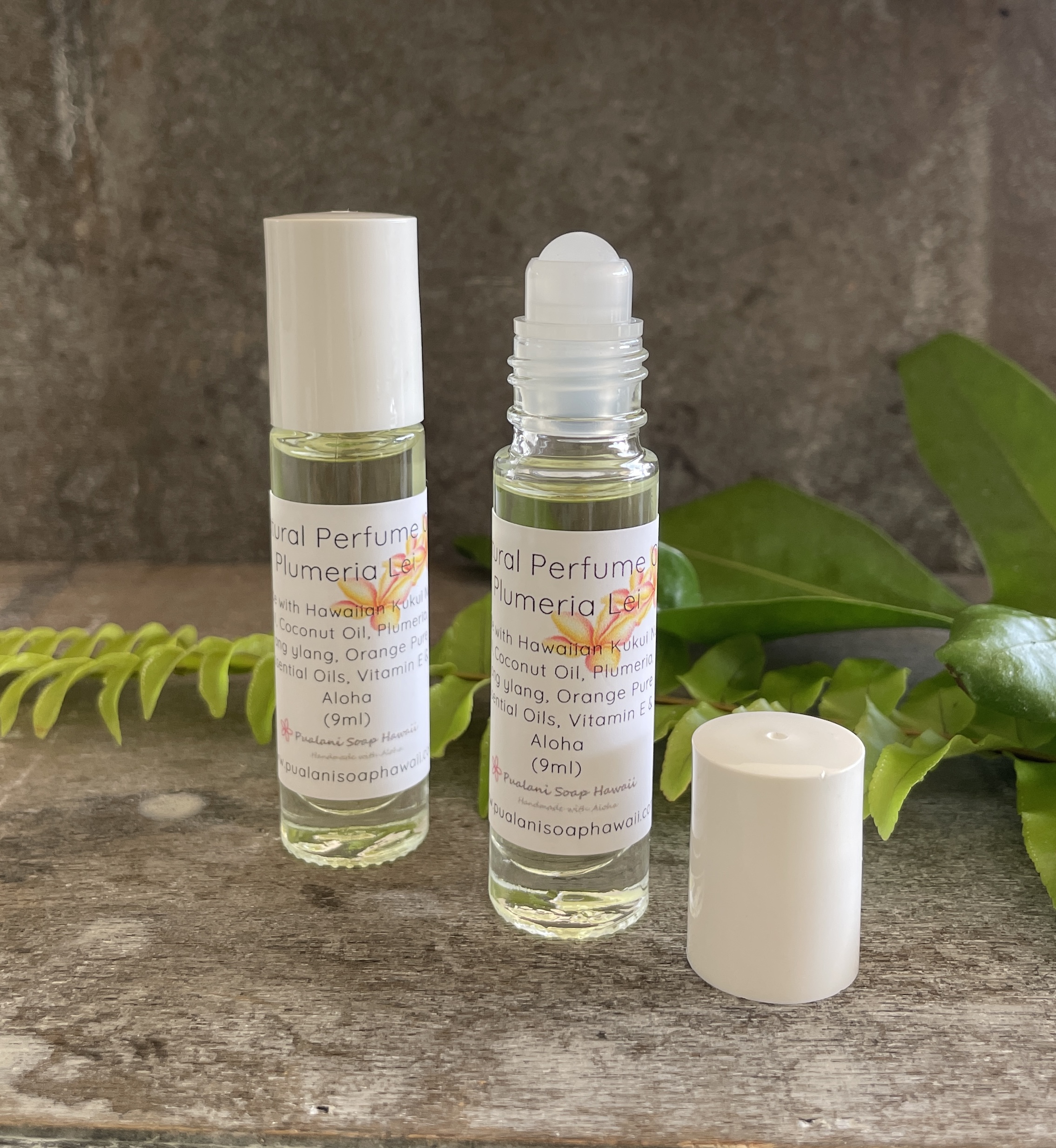 Plumeria Lei Natural Perfume Oil 9ml roll-on bottle - Image 5