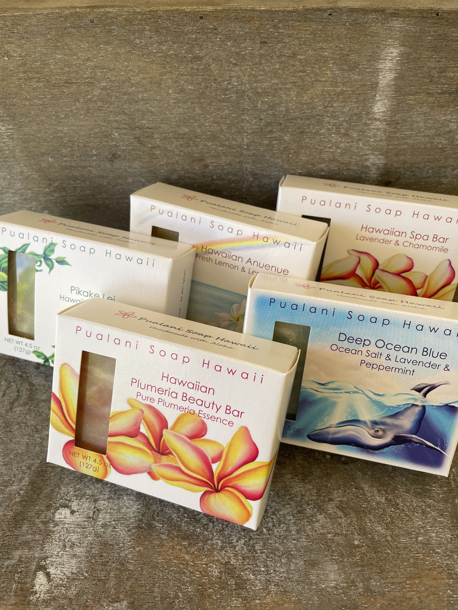 Pualani Soap Hawaii Soap Set of 5